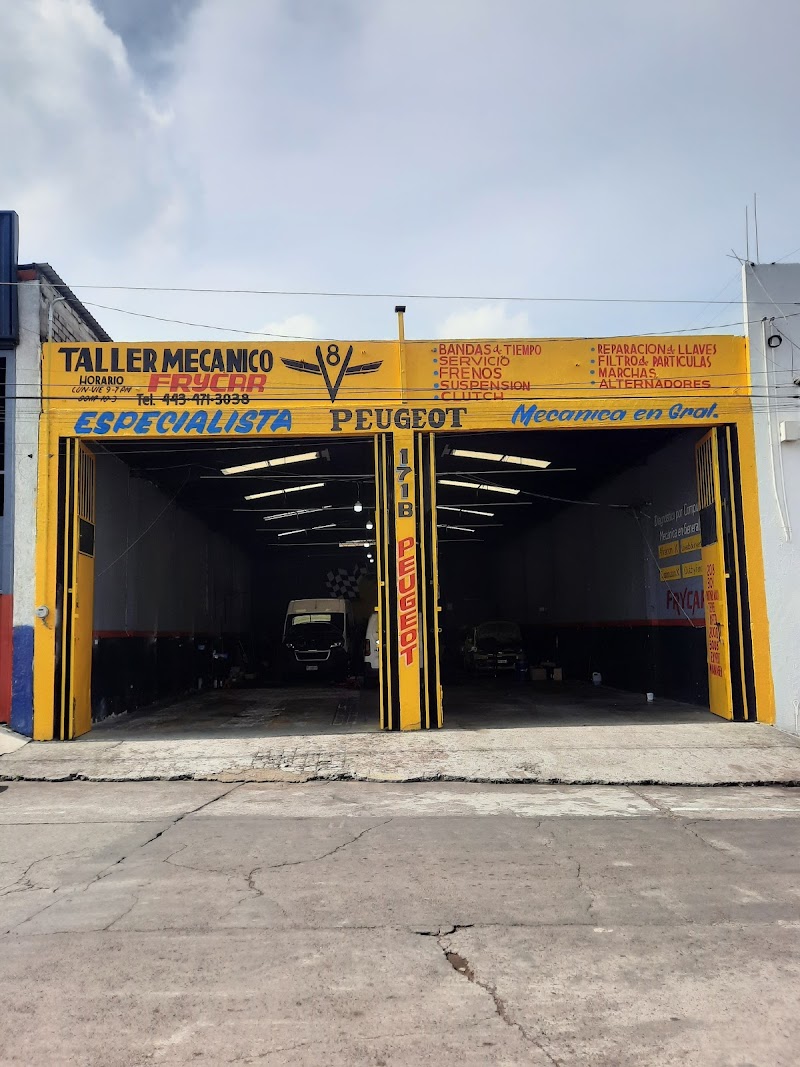 Taller mecanico automotriz frycar especialista peugeot