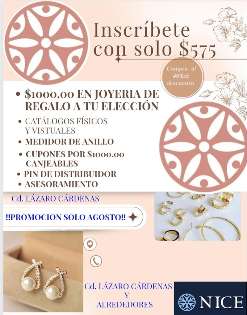 Joyeria NICE Lázaro Cárdenas - Imagen 1