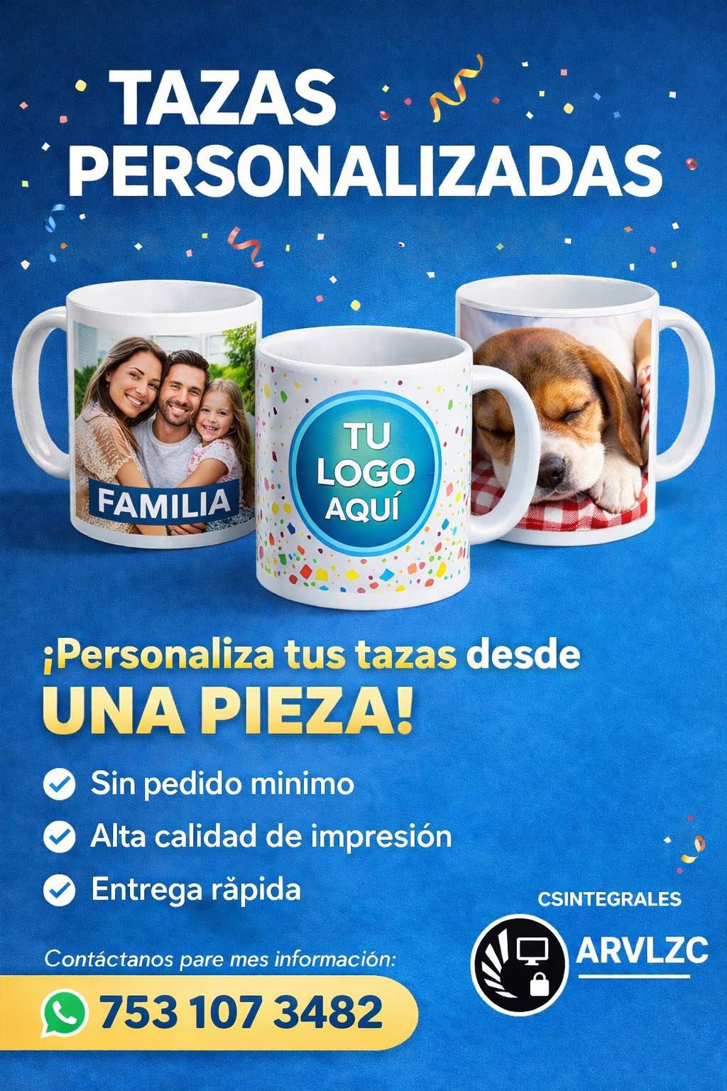 Tazas personalizadas
